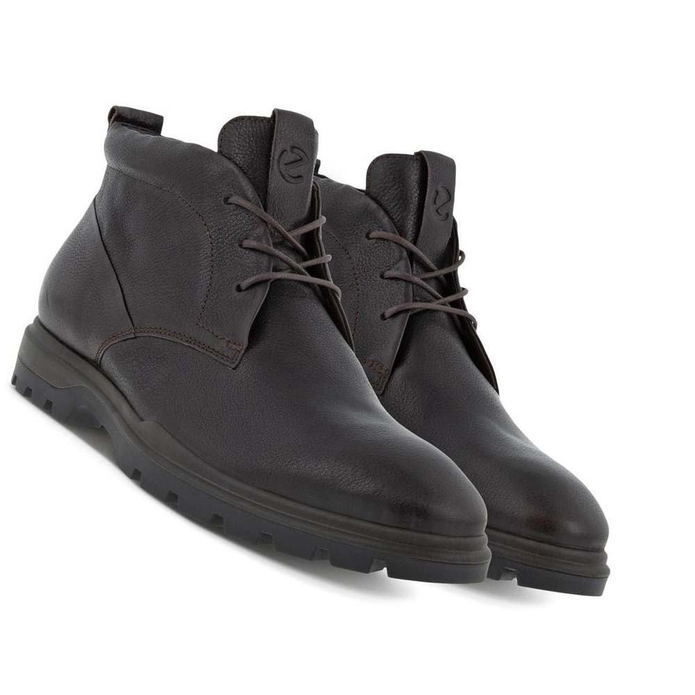 Men's Ecco Citytray Avant Boots Black | Canada 434XYU